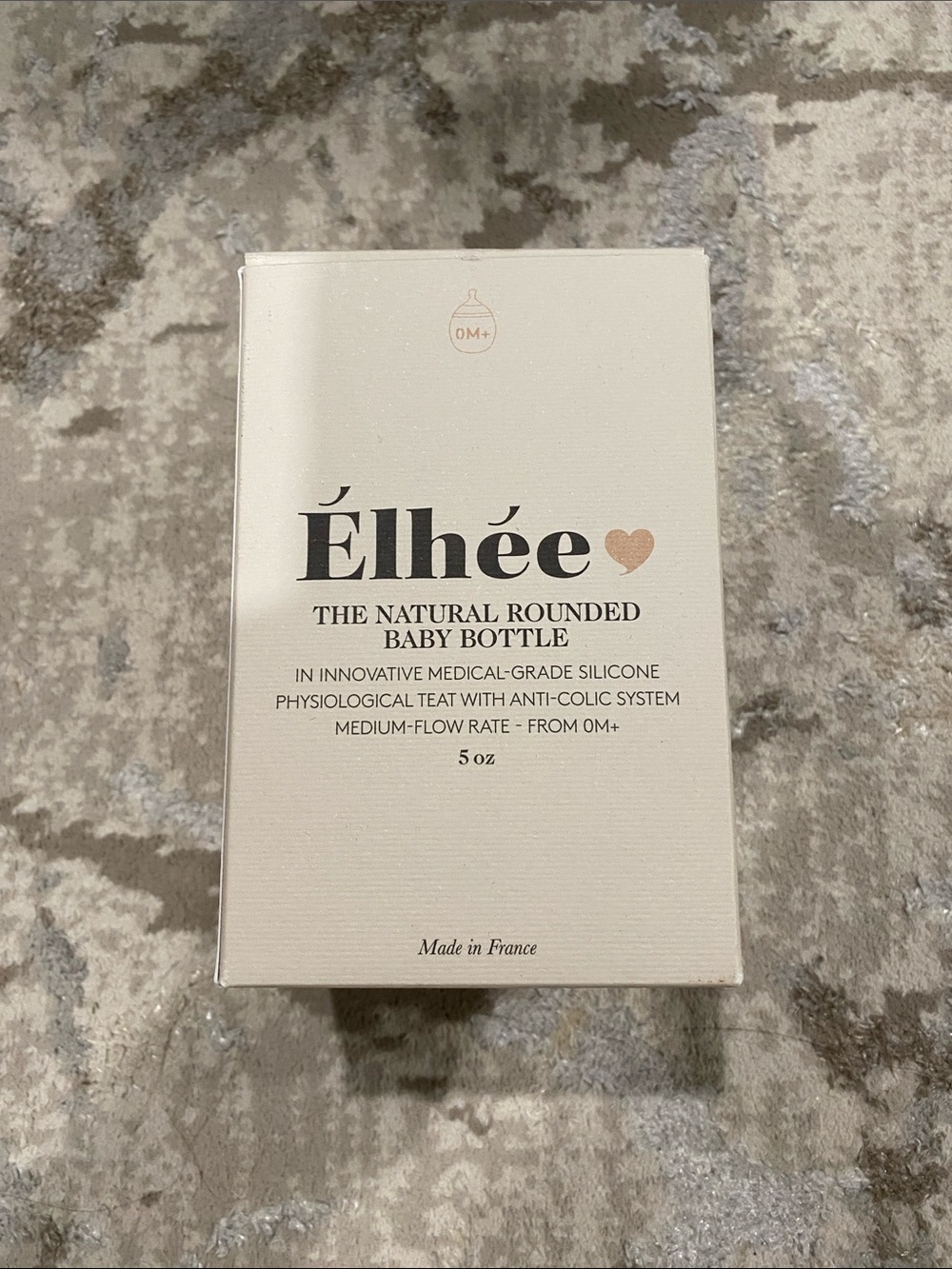 Elhee Natural Rounded 5oz Baby Bottle.